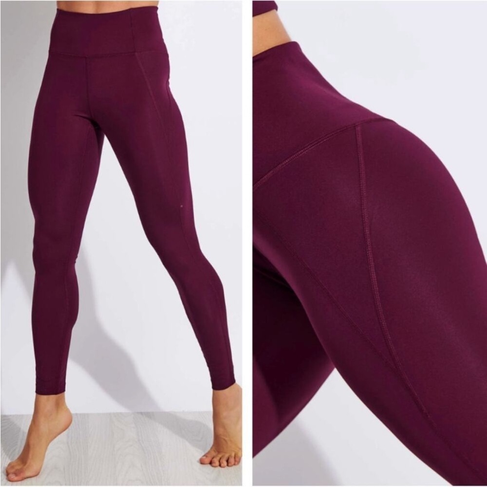 Girlfriend Collective Compressive High Rise Legging Plum